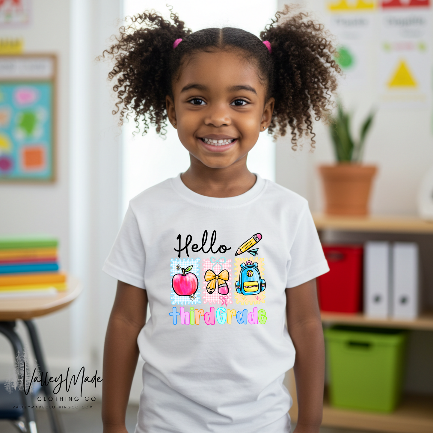 Preppy Hello Grade Levels-YOUTH Tee