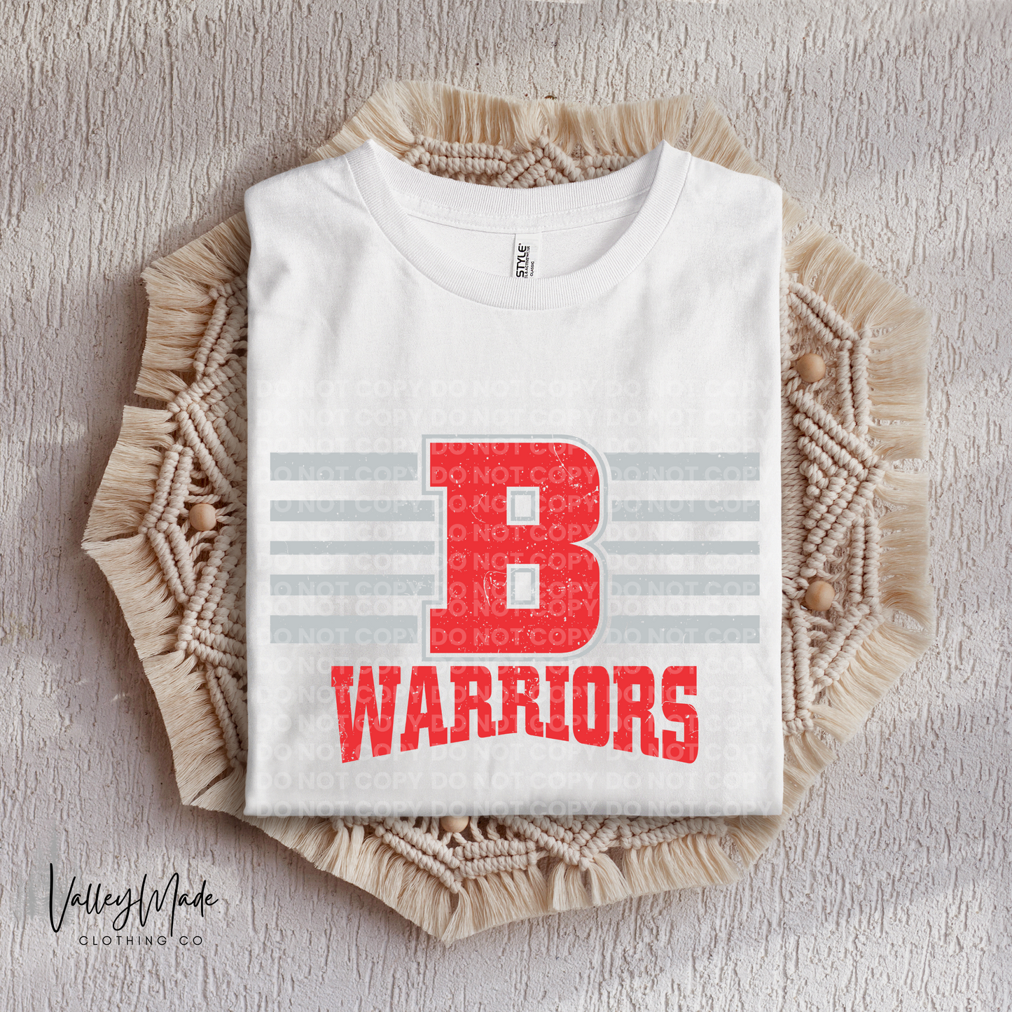 Distressed Stripe Mascots-Tee