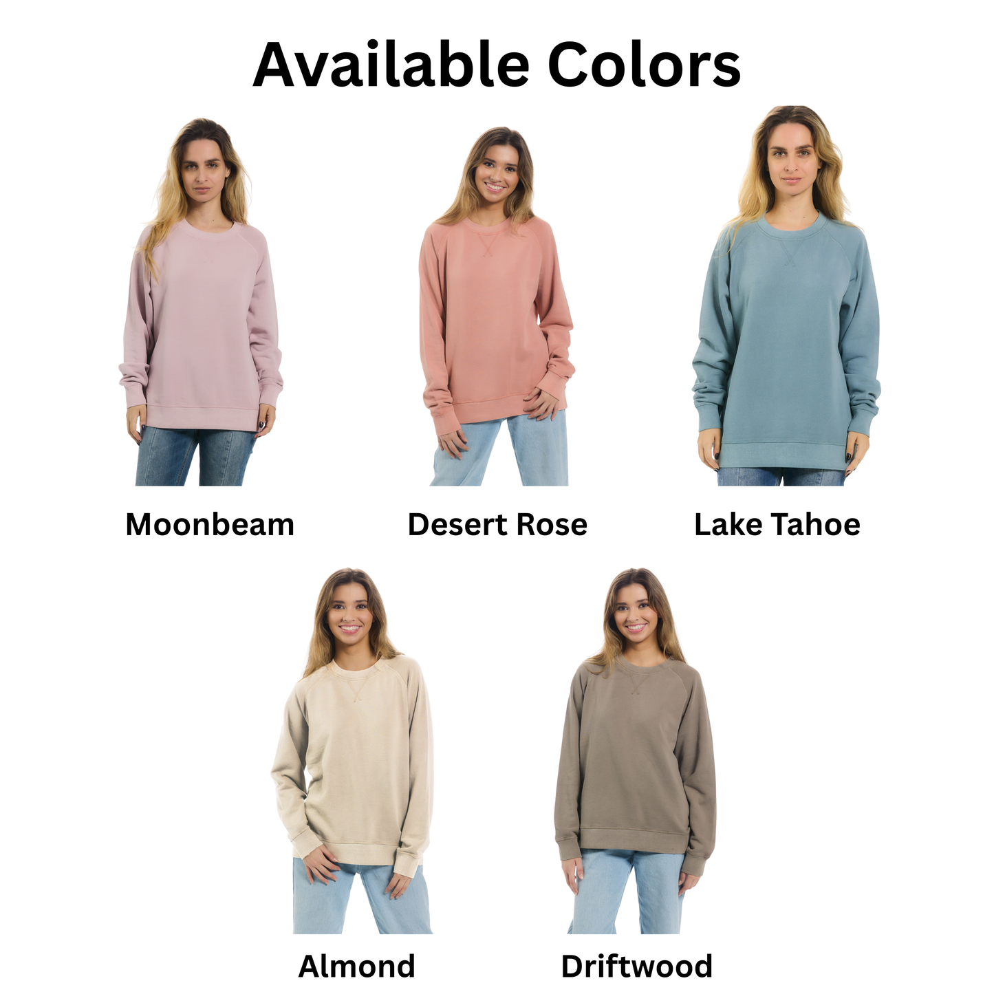 Embroidered Life Is Better At The Lake Lightweight Crewneck