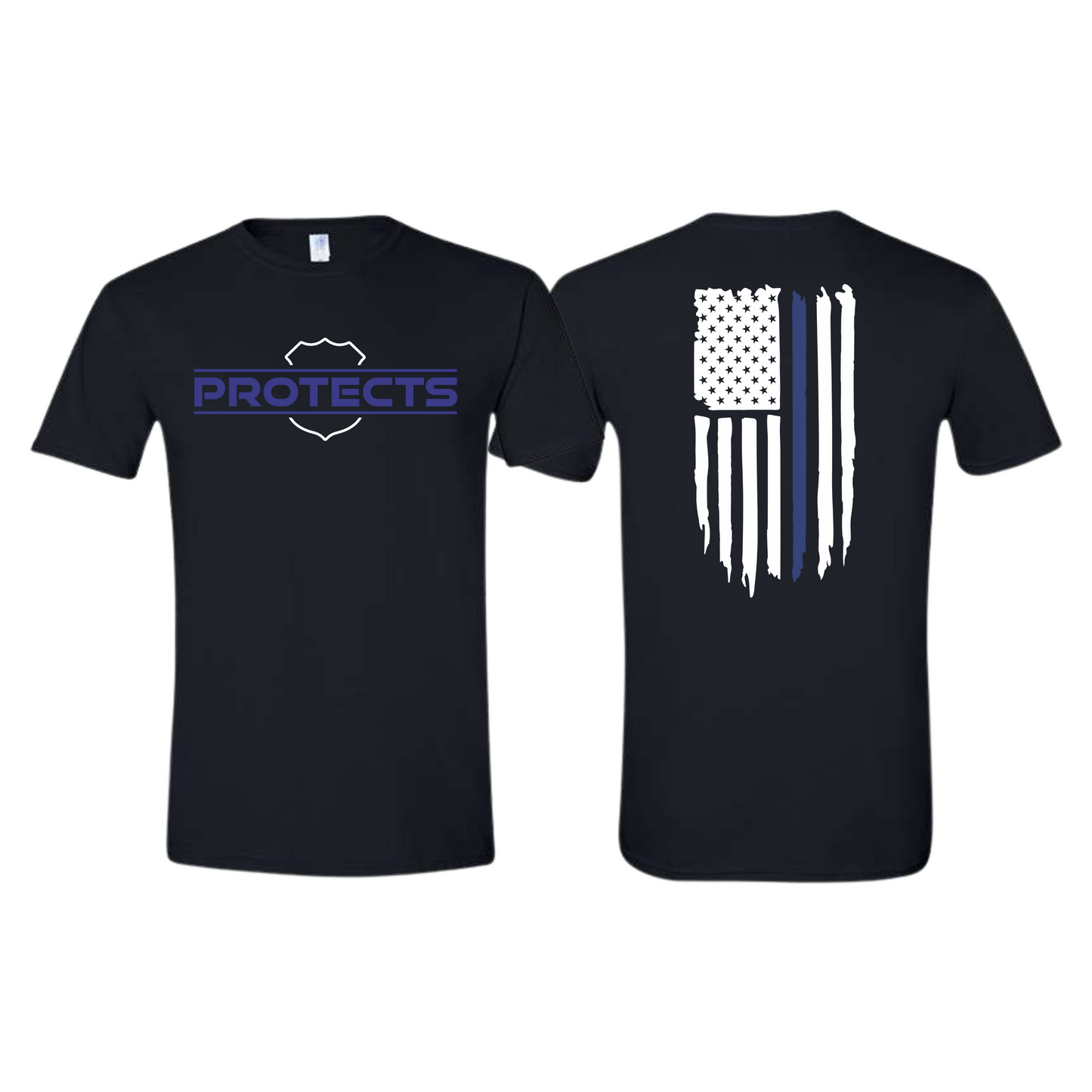 PROTECTS/Back The Badge Adult T-shirt