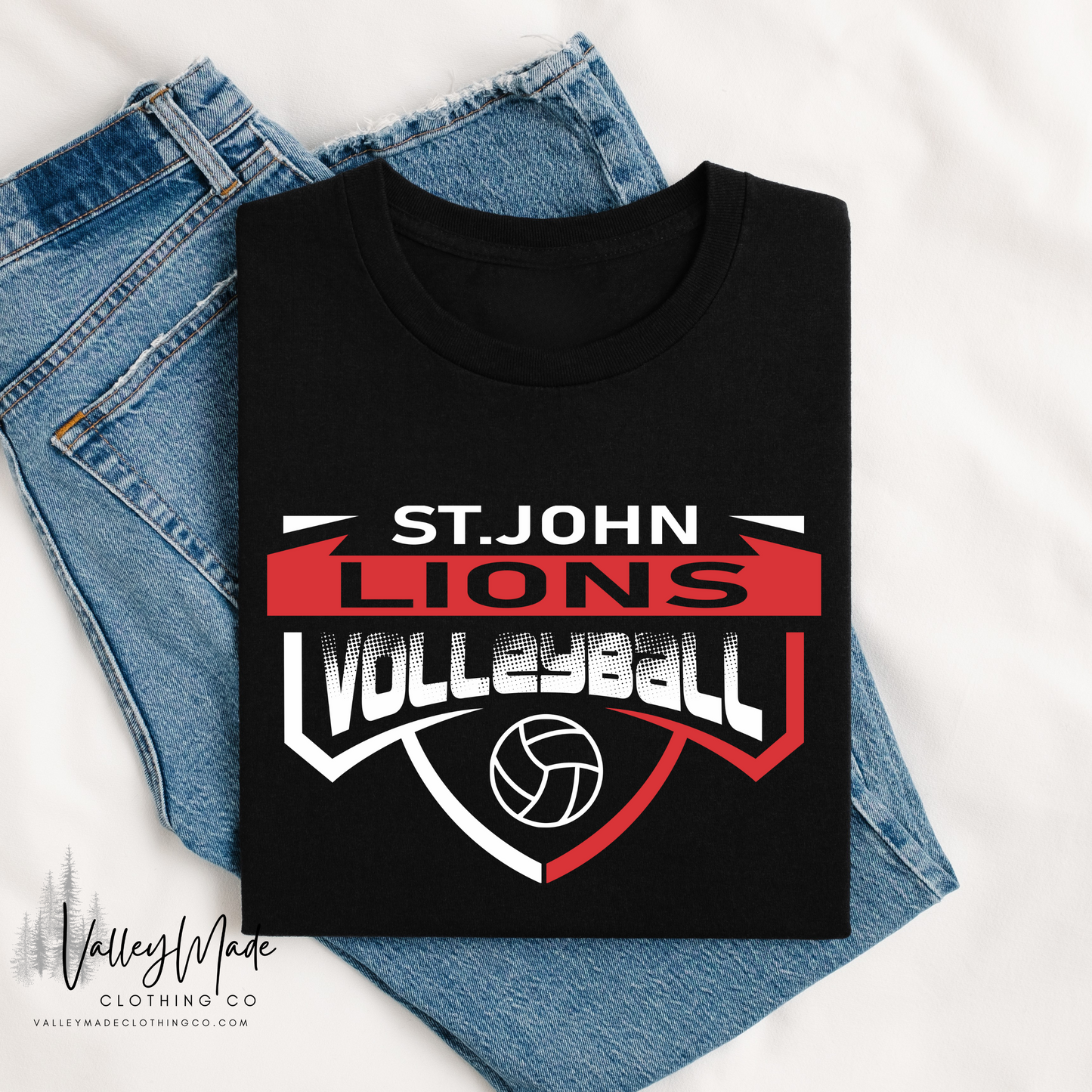 Varsity Dotted Volleyball - Tee