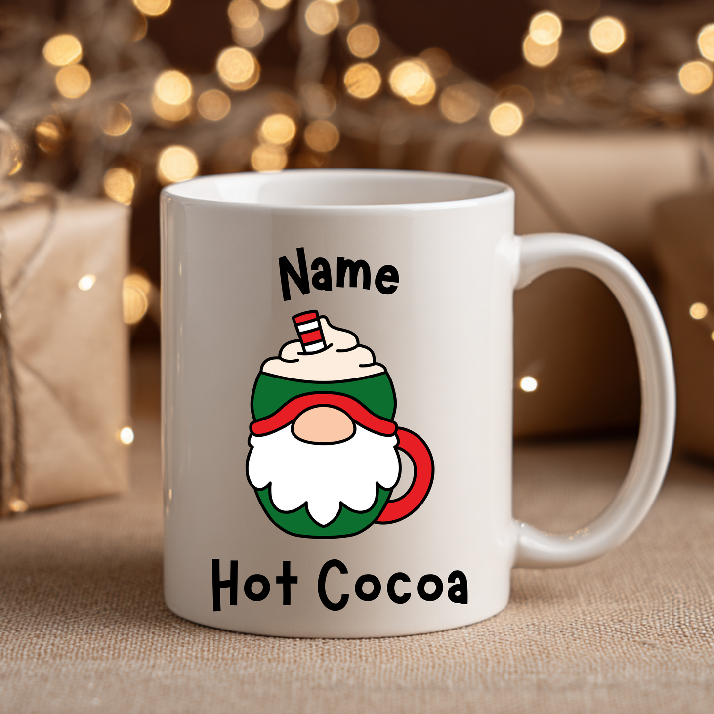 Personalized Character Hot Cocoa Mug