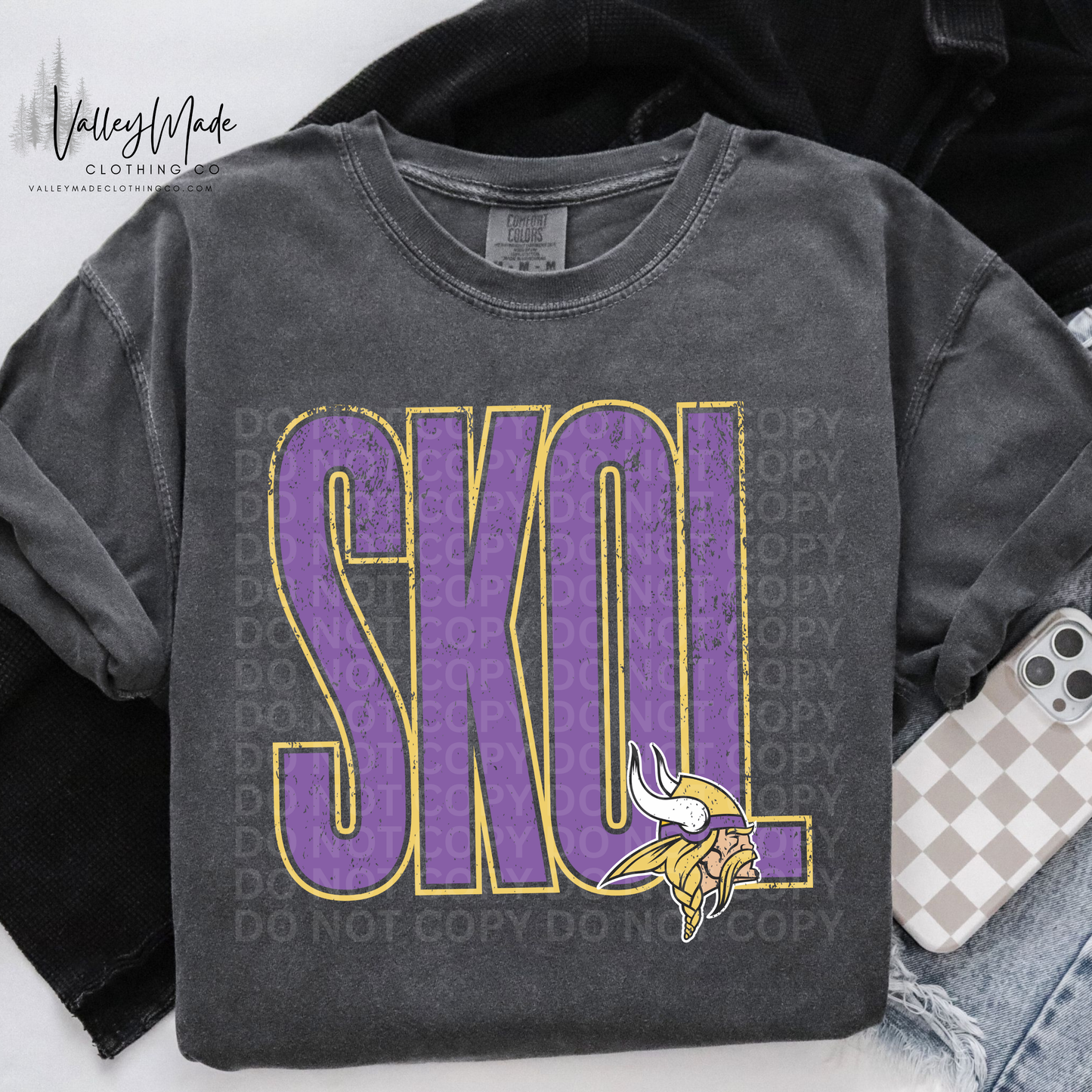 Purple And Gold Logo - Tee