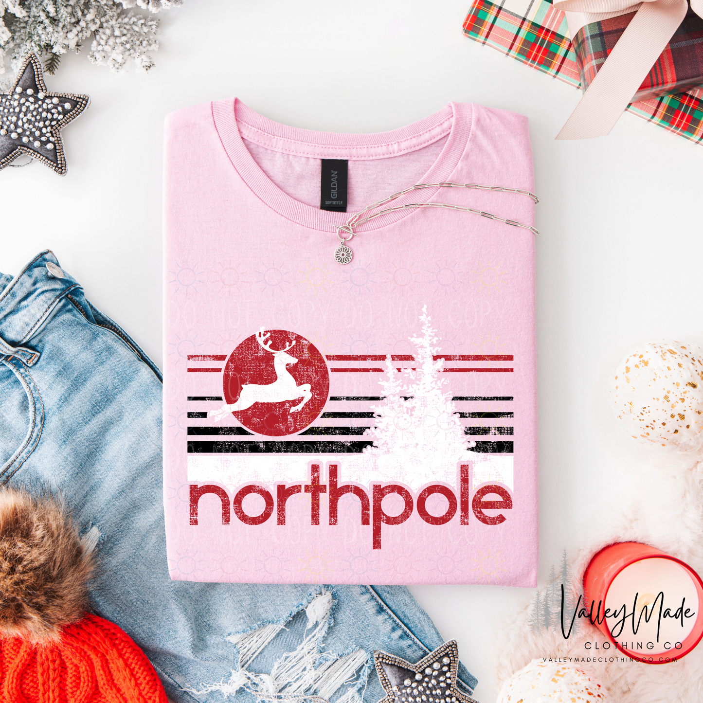 **BLACK FRIDAY $12 TEE** North Pole Stripes