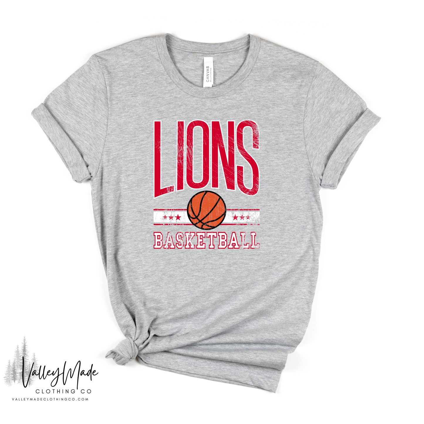 Grunge Basketball Star Mascots - Tee