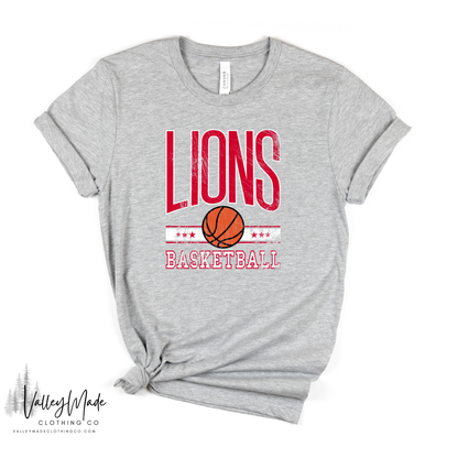 Grunge Basketball Star Mascots - Tee