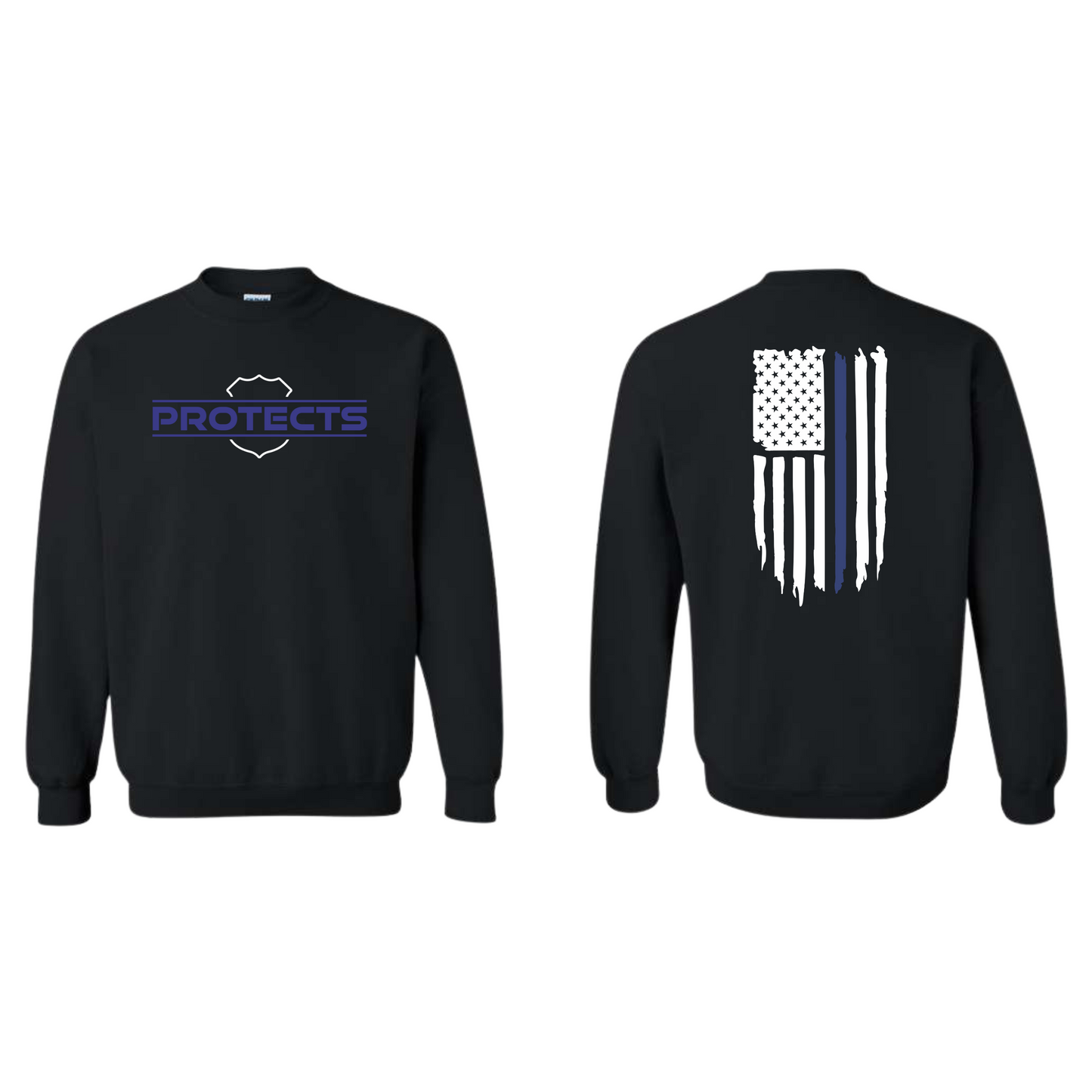 PROTECTS/Back The Badge Youth Crewneck