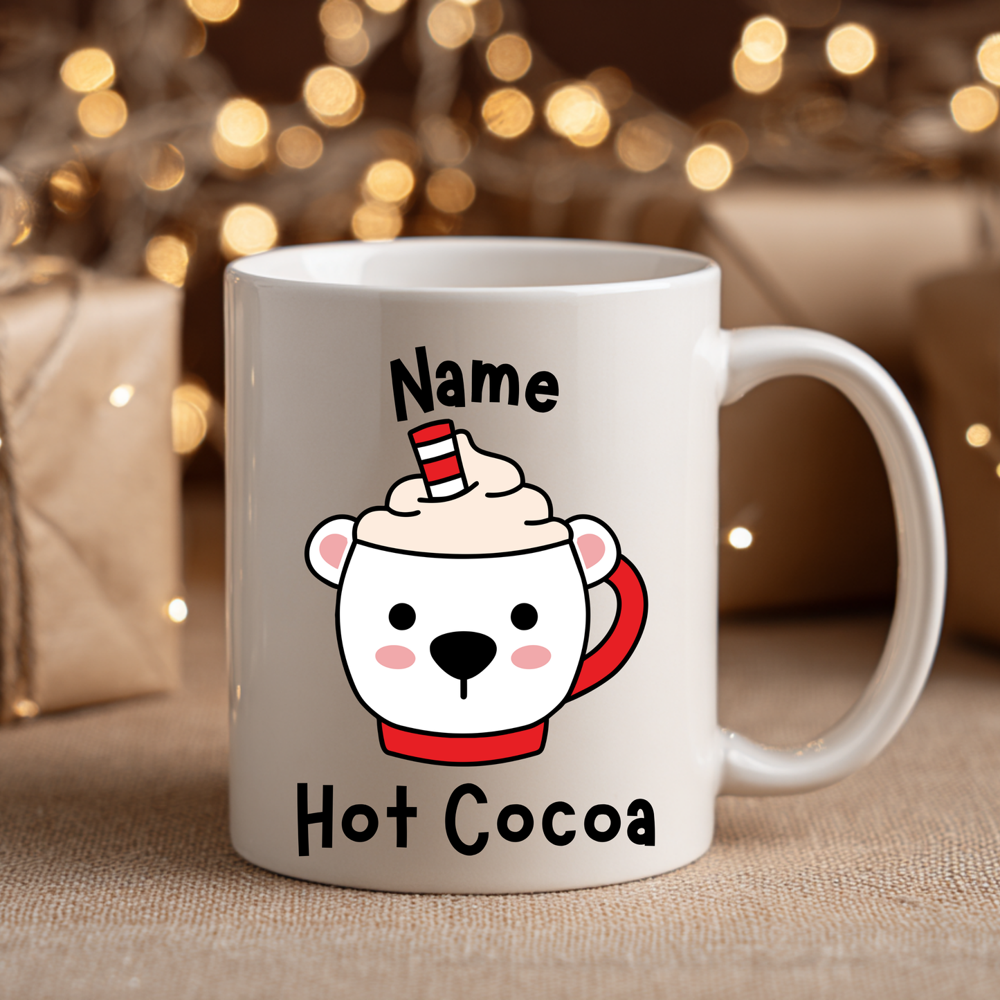 Personalized Character Hot Cocoa Mug