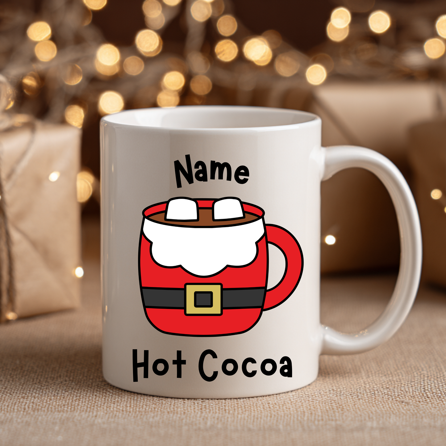 Personalized Character Hot Cocoa Mug