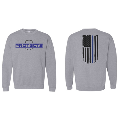 PROTECTS/Back The Badge Toddler Crewneck