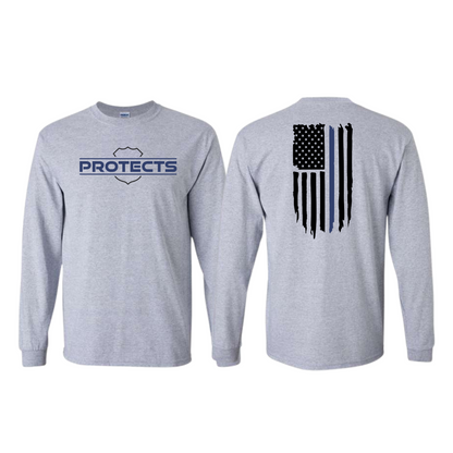 PROTECTS/Back The Badge Adult Long Sleeve