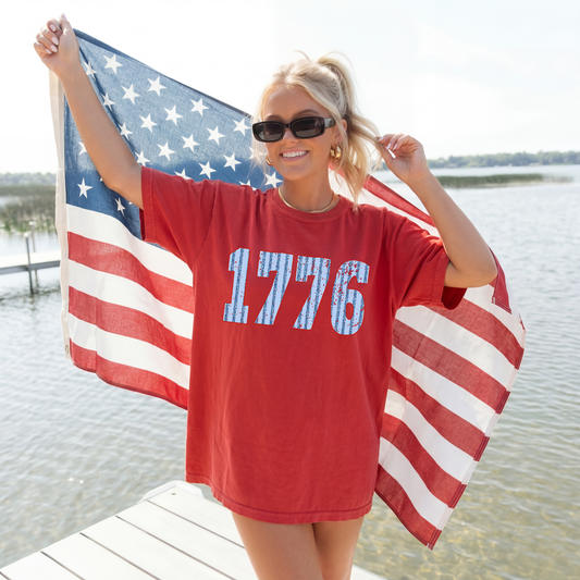Striped 1776 - Tee