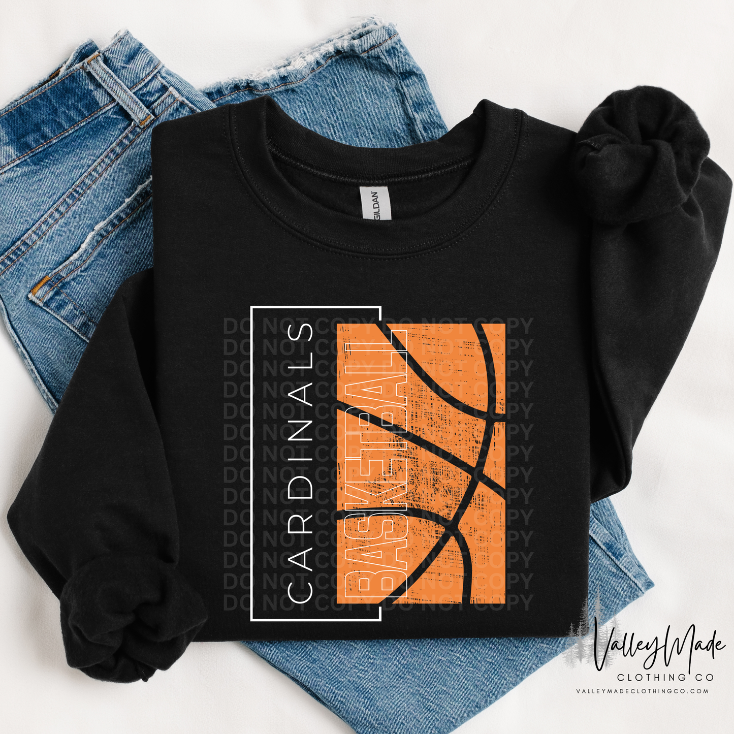 Rectangle Basketball Mascots - Crewneck