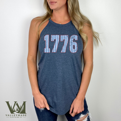 Striped 1776 - Women's Rocker Tank