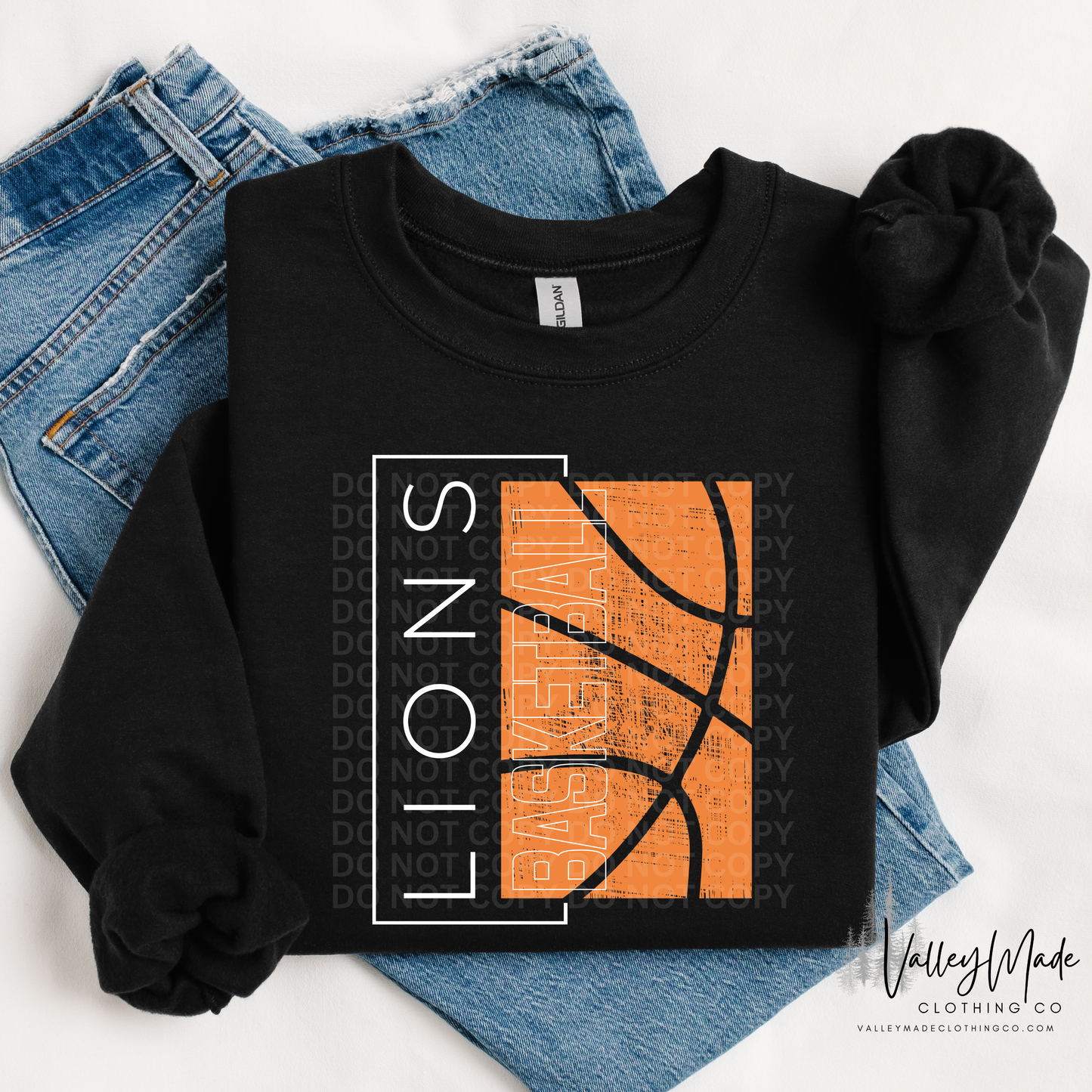 Rectangle Basketball Mascots - Crewneck