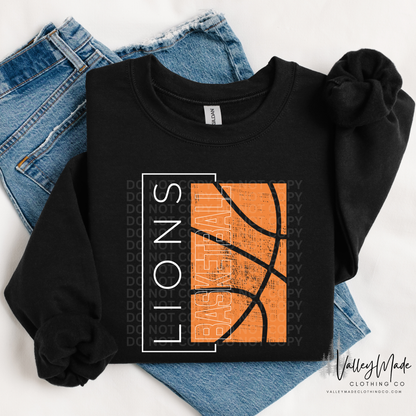 Rectangle Basketball Mascots - Crewneck