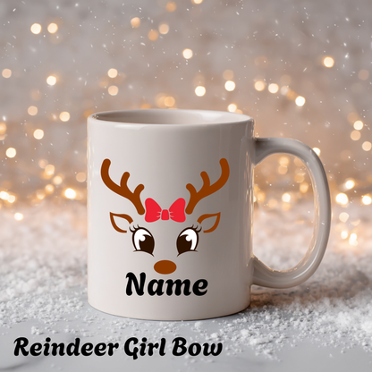 Personalized Reindeer Mug