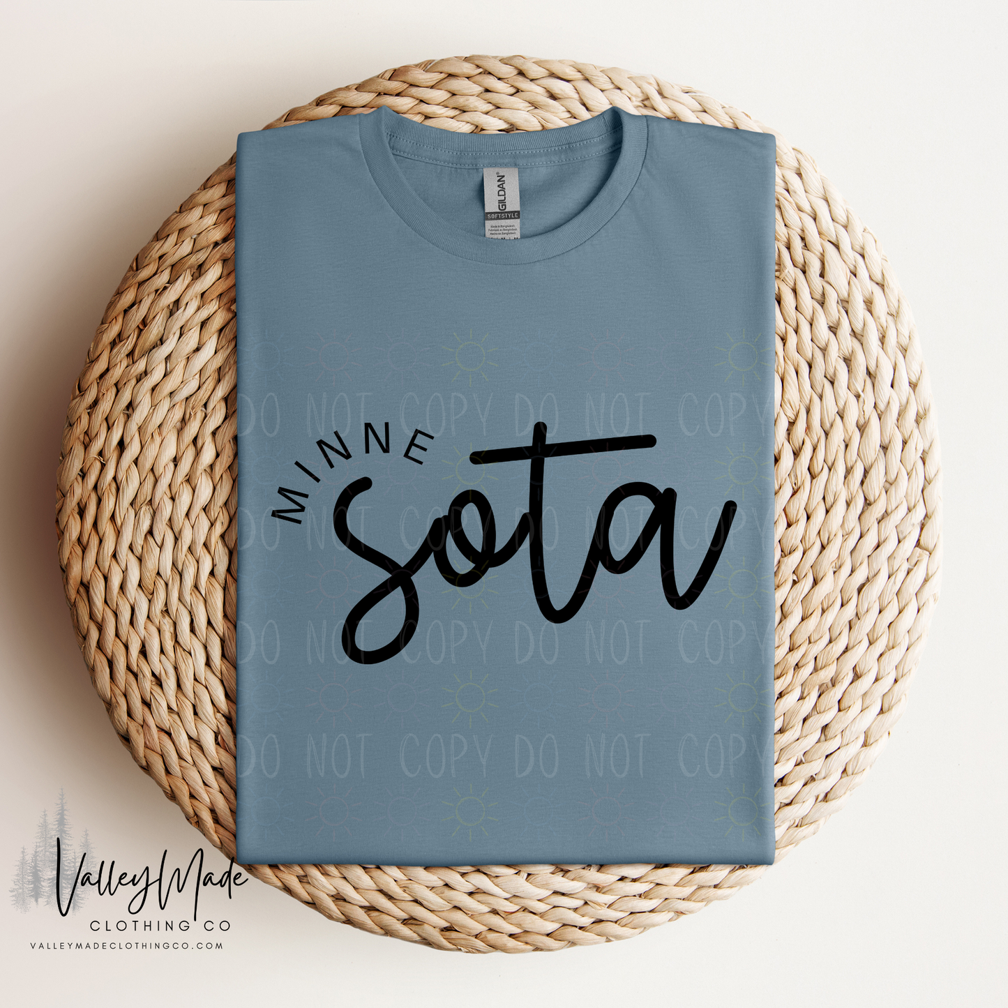 **BLACK FRIDAY $12 TEE** Simple Curved Minnesota