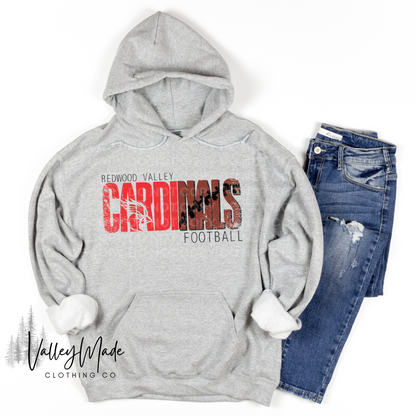 Distressed Cardinals Sports-Hoodie