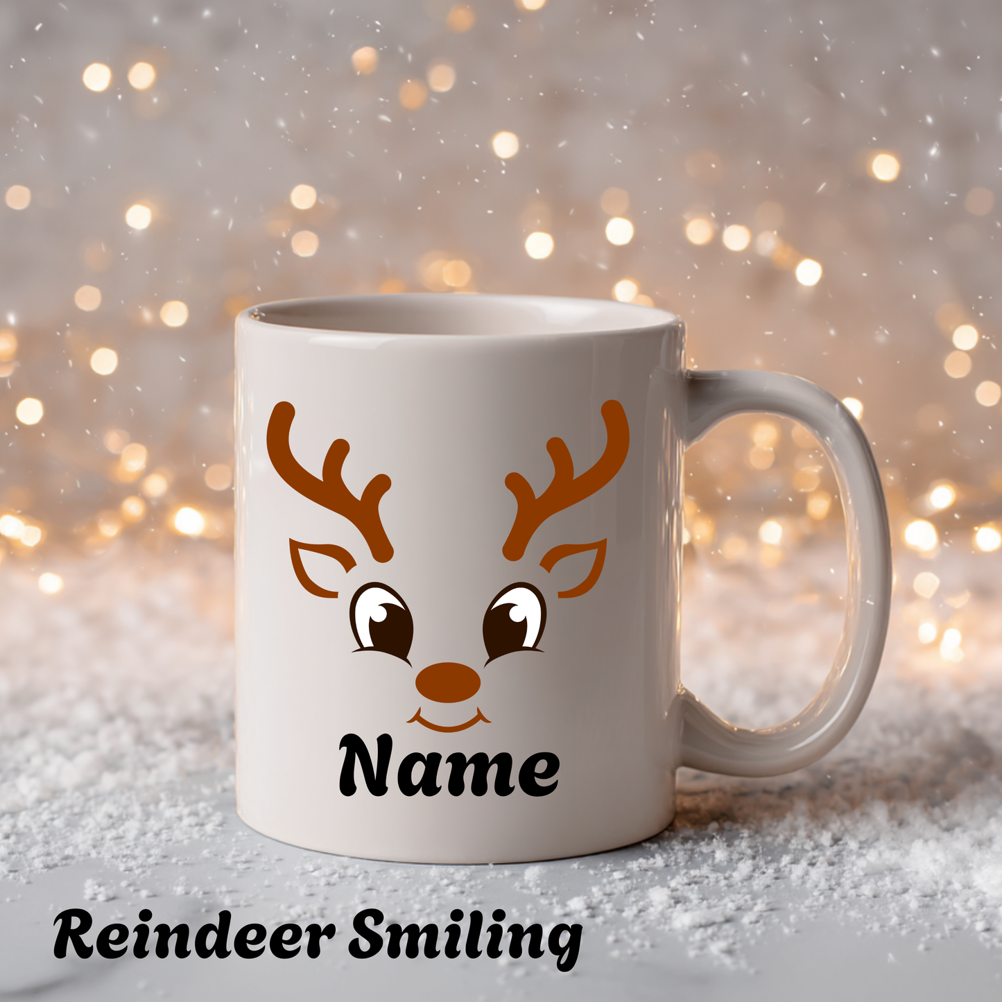 Personalized Reindeer Mug