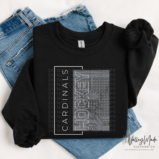 Rectangle Hockey Mascots - Crewneck