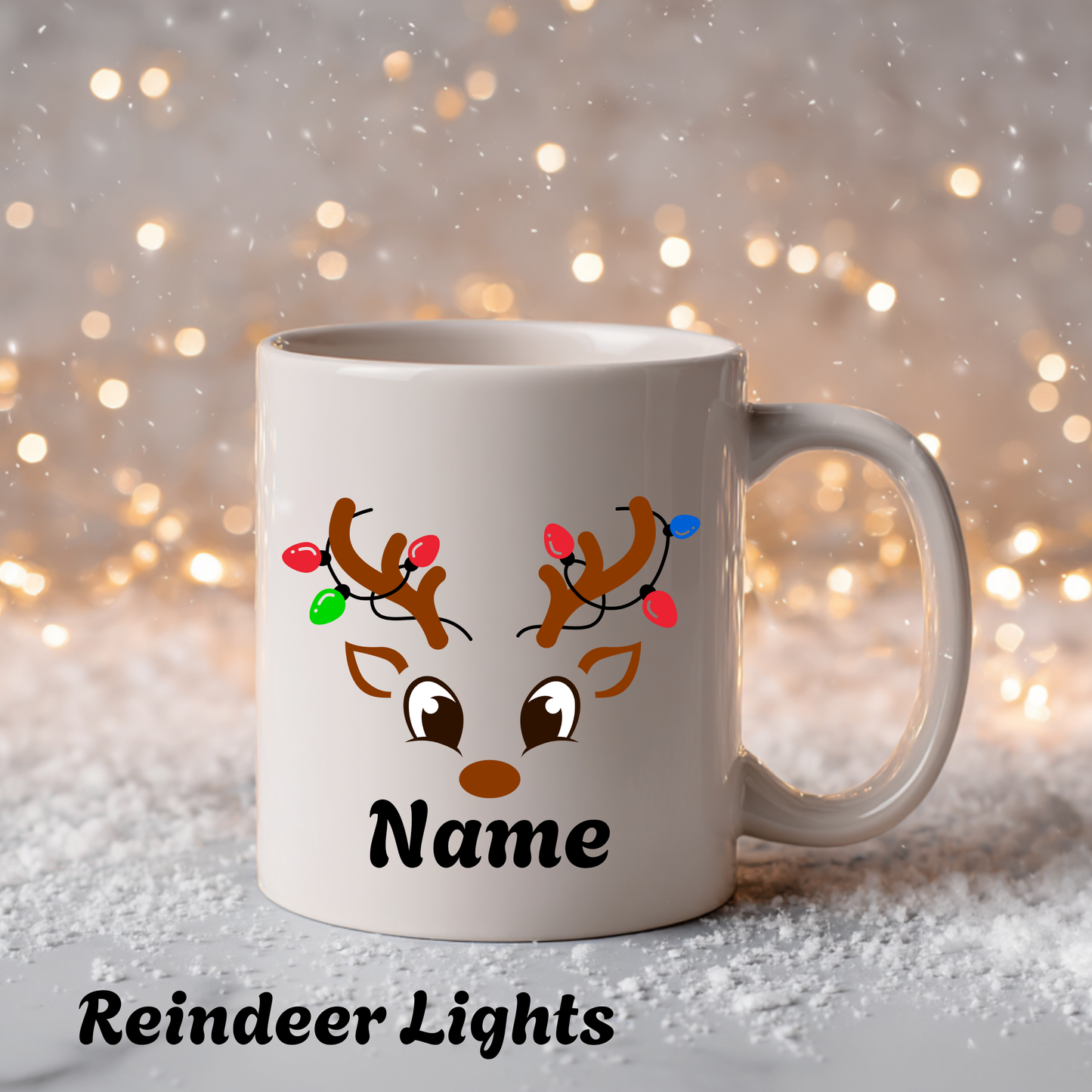 Personalized Reindeer Mug