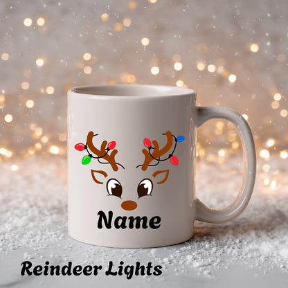 Personalized Reindeer Mug