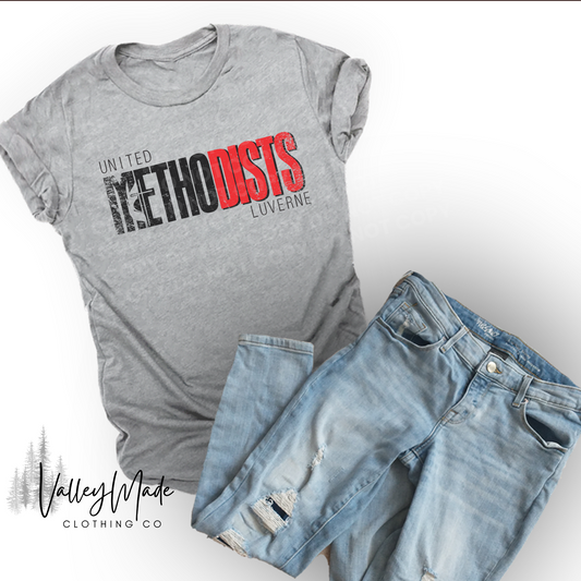 Distressed United Methodists Luverne-Tee