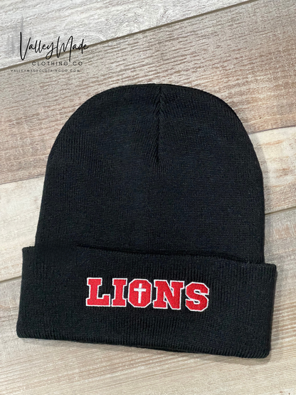 School Logo Beanie - Embroidered