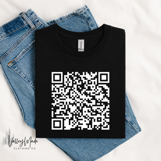 F You QR Code-Tee