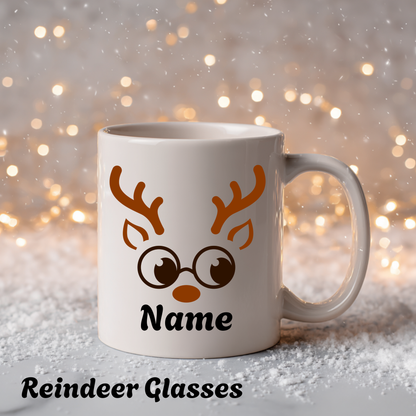 Personalized Reindeer Mug