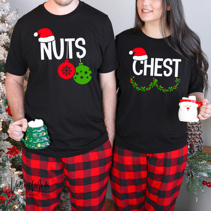 Funny Couples Christmas-Tee