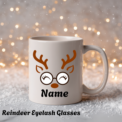 Personalized Reindeer Mug
