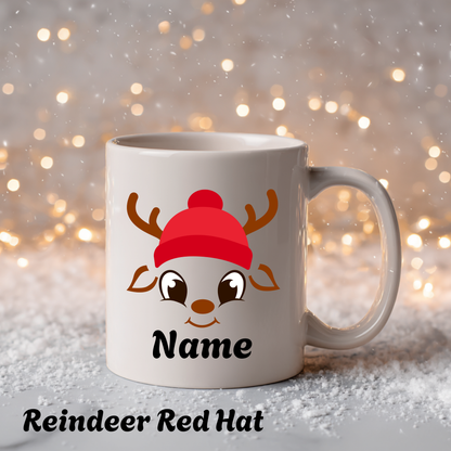 Personalized Reindeer Mug