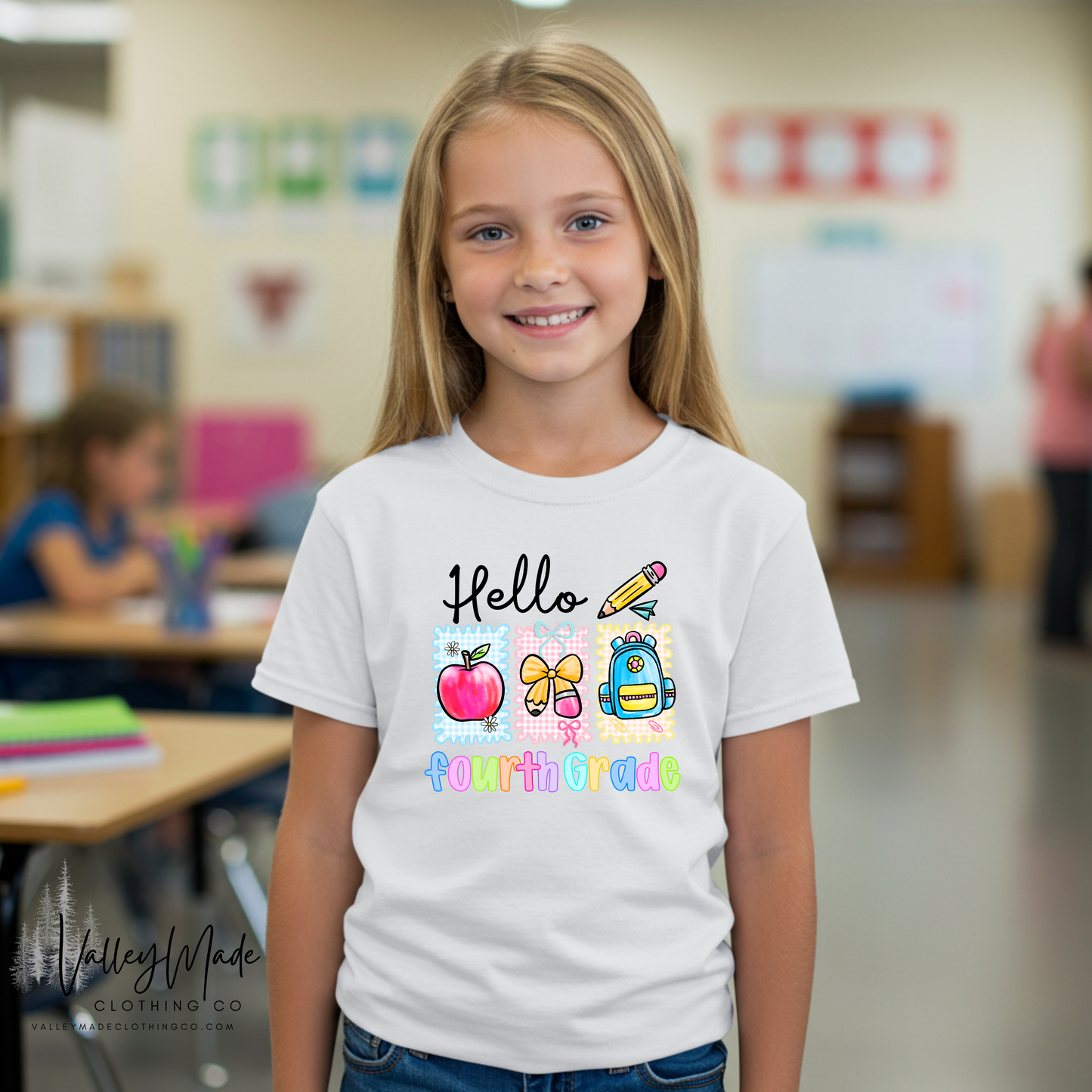 Preppy Hello Grade Levels-YOUTH Tee