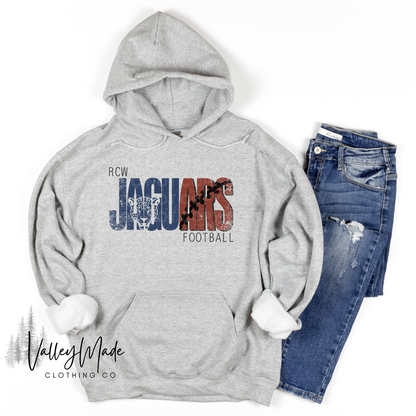 Distressed RCW Jaguars-Hoodie