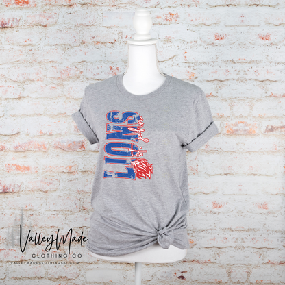 Vertical Mascot And School - Tee