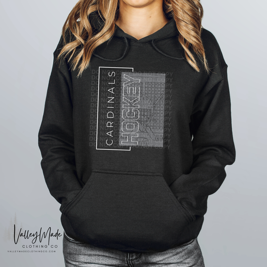 Rectangle Hockey Mascots - Hoodie