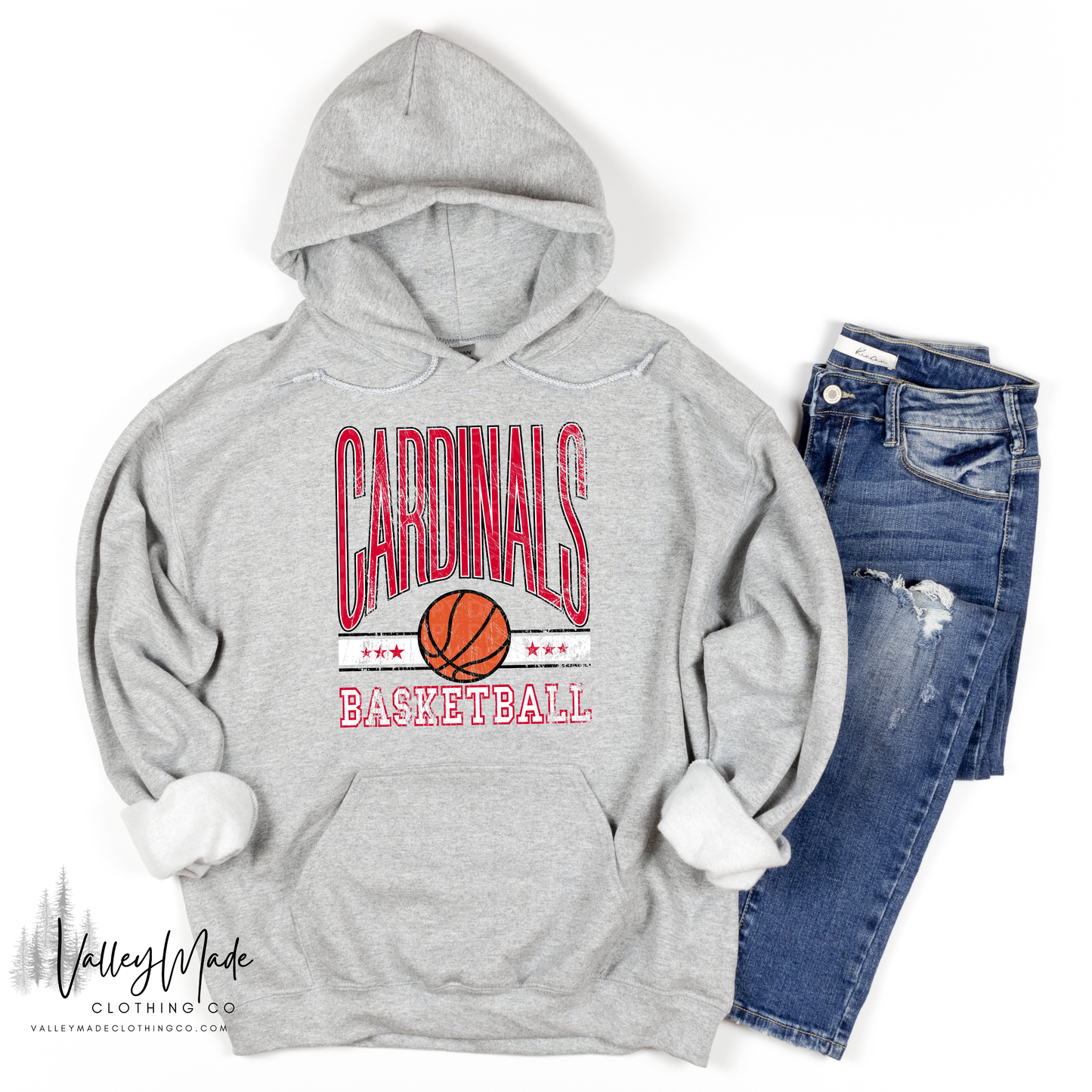 Grunge Basketball Star Mascots - Hoodie