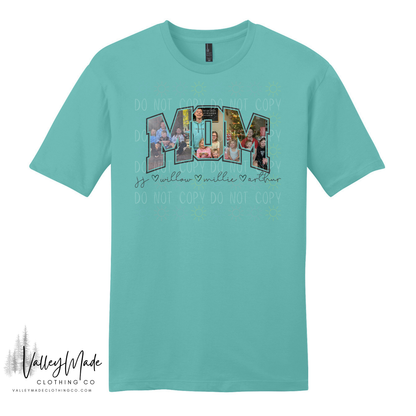 Custom Picture And Name Mom - Tee