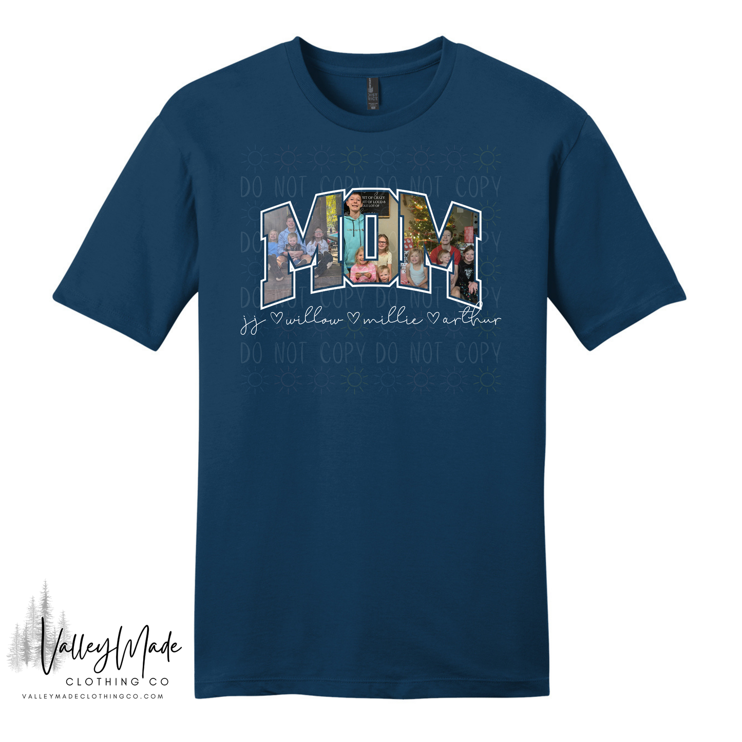 Custom Picture And Name Mom - Tee