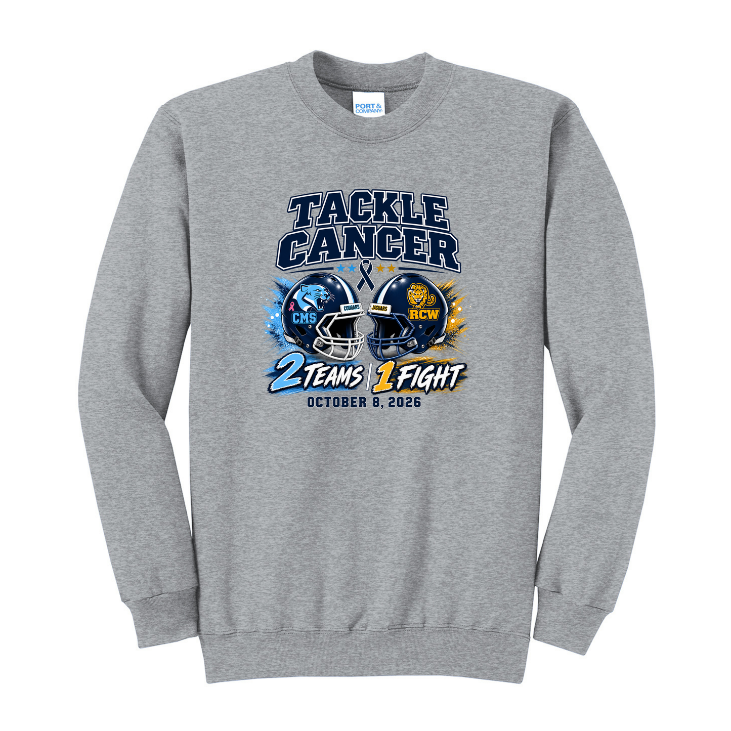 Tackle Cancer CMS vs RCW - Crewneck Sweatshirt