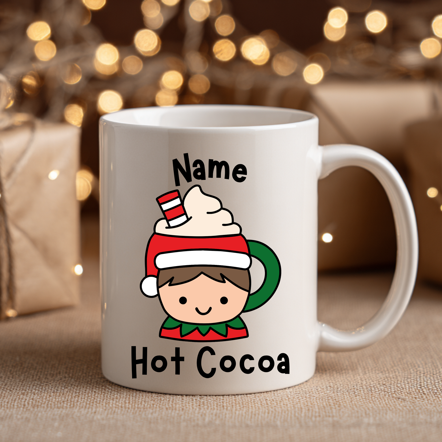 Personalized Character Hot Cocoa Mug
