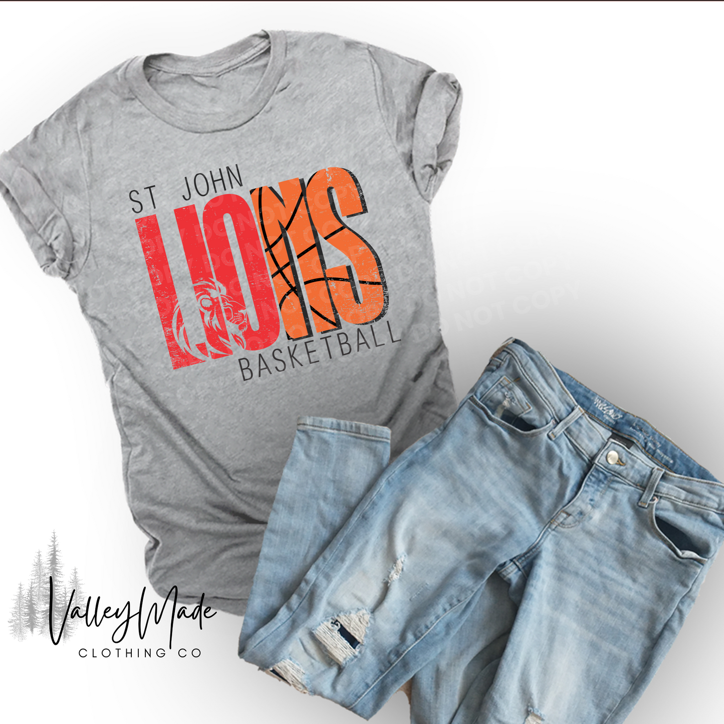 Distressed Lions Sports-Tee