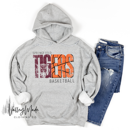 Distressed Springfield Tigers Sports-Hoodie