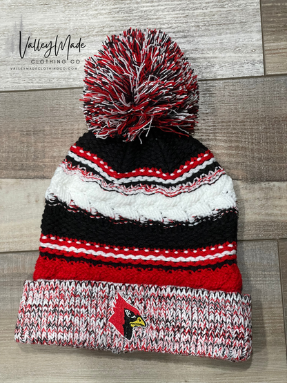 Team Spirit Logo Pom Beanie - Embroidered