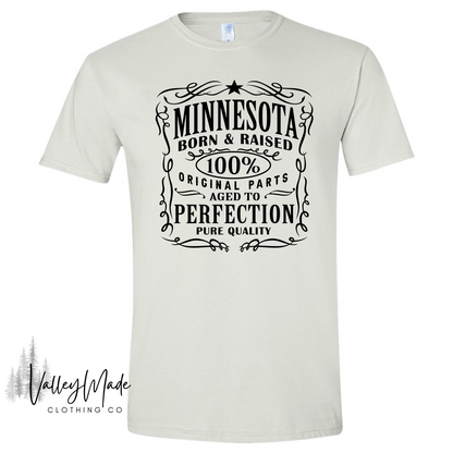 Minnesota Born And Raised-Tee