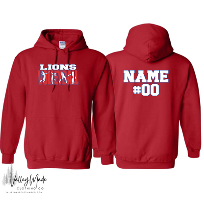 Customizable Volleyball Cutout Mascot-Hoodie