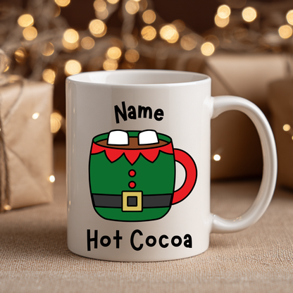 Personalized Character Hot Cocoa Mug