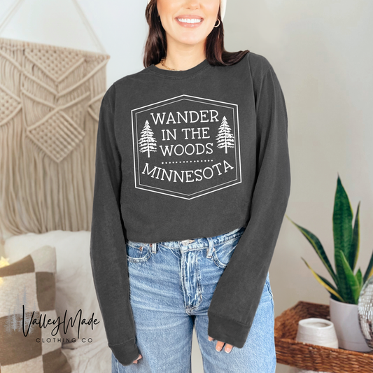 Wander In The Woods-Long Sleeve (Comfort Colors Brand)